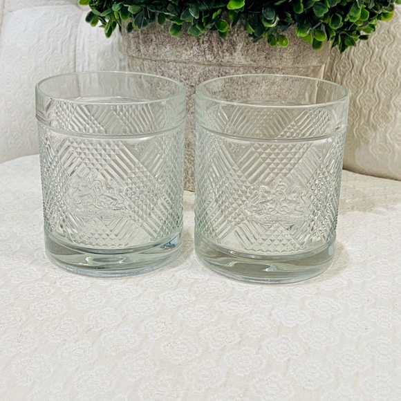 Ralph Lauren Home Other - FATHER'S DAY GIFT IDEA! Vintage Ralph Lauren Safari Cut Glass Low Ball Glasses